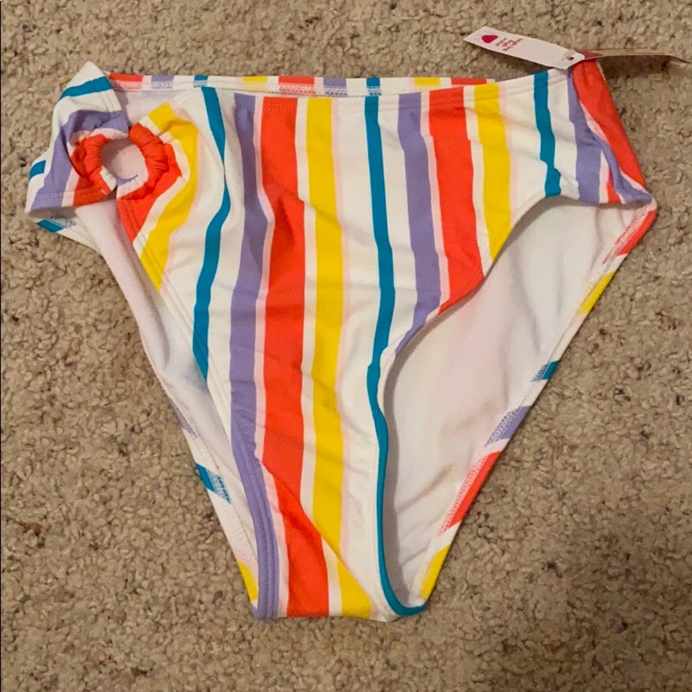 High waisted bathing suit bottoms